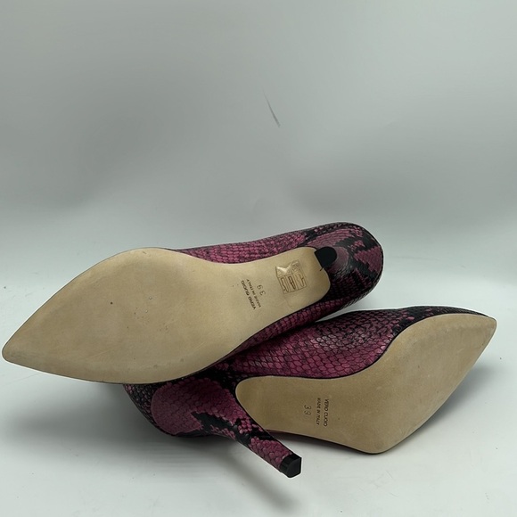 Paris Texas
Python-Embossed Leather Ankle Boots pink black size 9 (39) - Picture 5 of 6